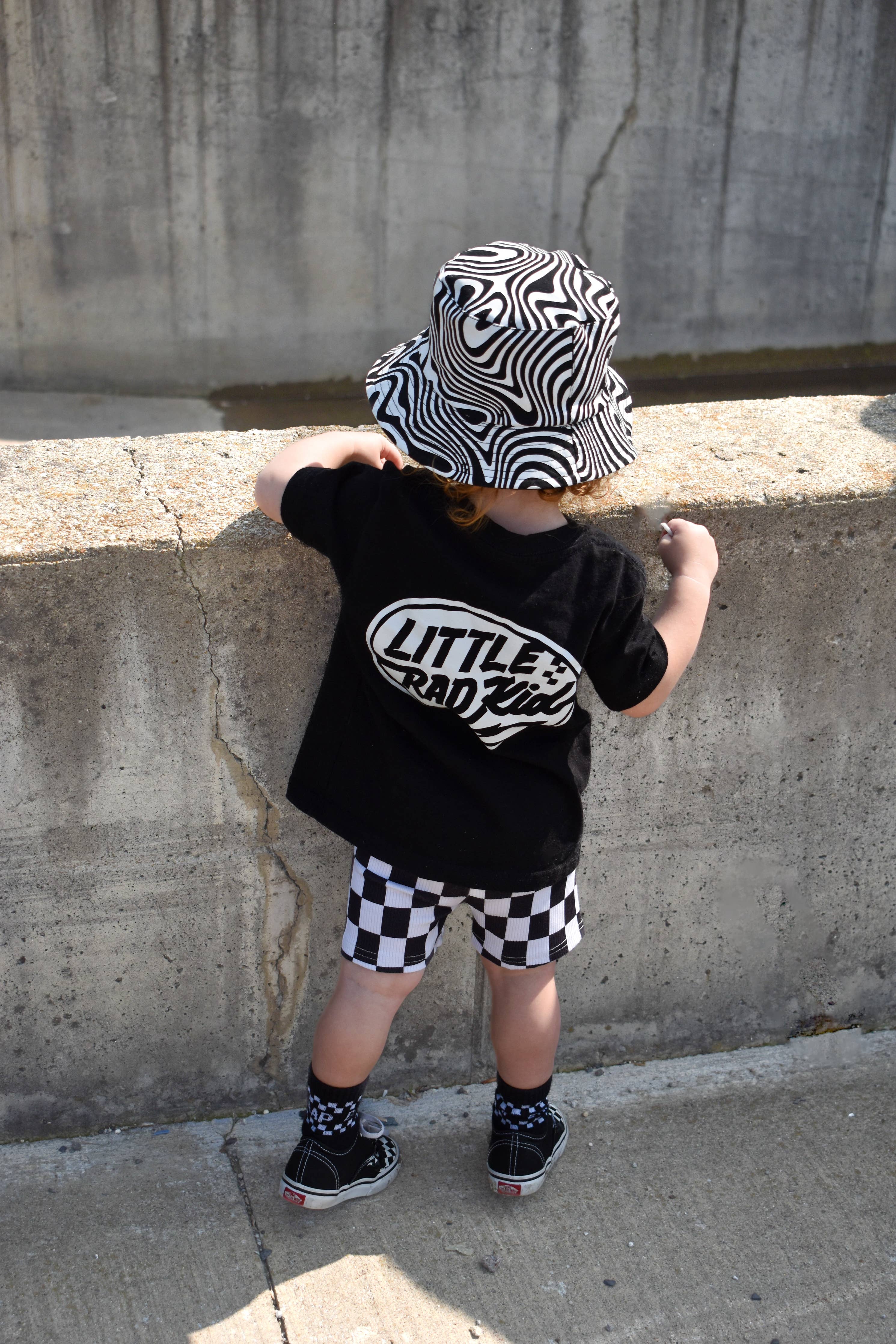 Checkered bikers