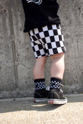 Checkered bikers